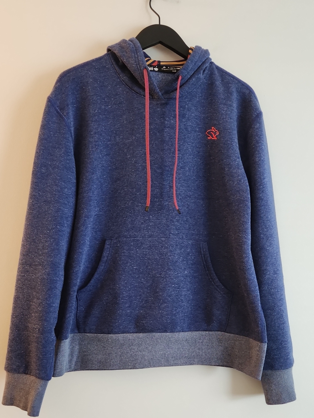 GUC Rabbit Men's Heathered Blue Hoodie Size Small